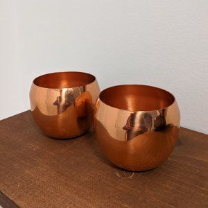 Set of 2 Copper Pots